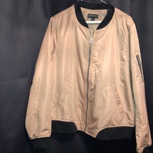 Forever 21 bomber gold & black